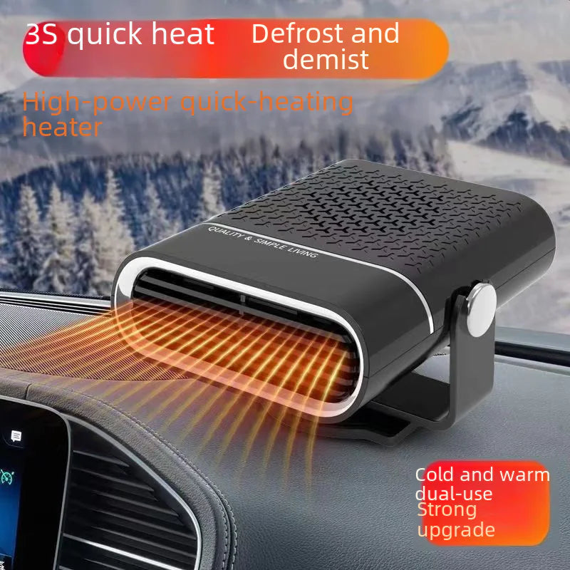 1194 Car Heater – Fast Heating, Defrosting & Defogging (12V/24V, Compact ABS Design)