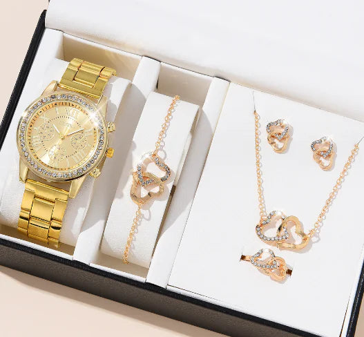 Radiate Elegance with the Rose Gold Luxury Watch Set