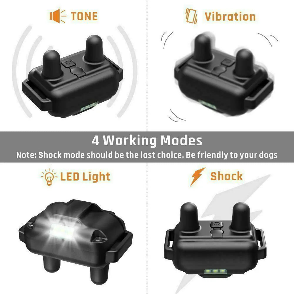 2700 FT Remote Dog Shock Training Collar – Waterproof, Rechargeable, Multi-Mode Pet Trainer for One Dog