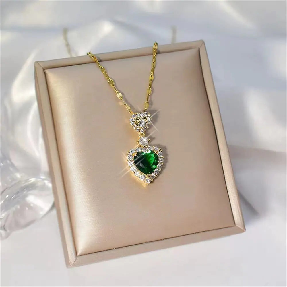 Heart Crystal Jewelry Set - different styles to choose from