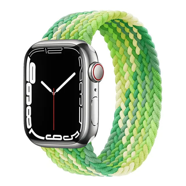 Upgrade Your Apple Watch with a Stretchable Nylon Elastic Loop Band