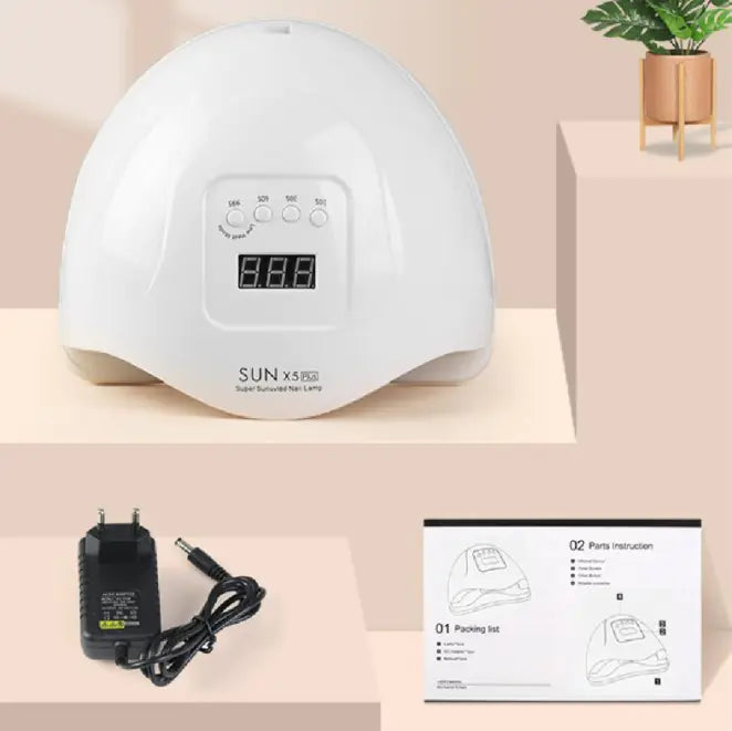 120W High Power Nail Light Therapy Baking Light – Fast-Curing UV/LED Lamp for Gel Nails