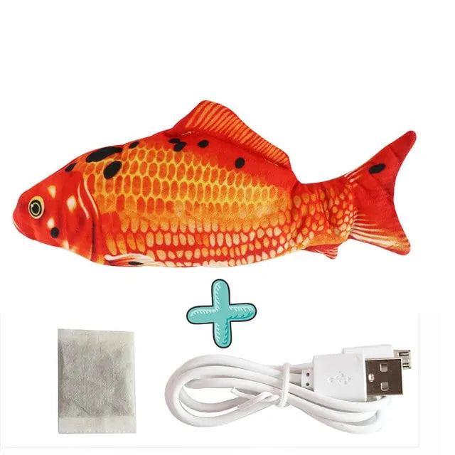 Cat Interactive Electric Floppy Toy Fish: Fun & Excitement for Your Feline Friend!