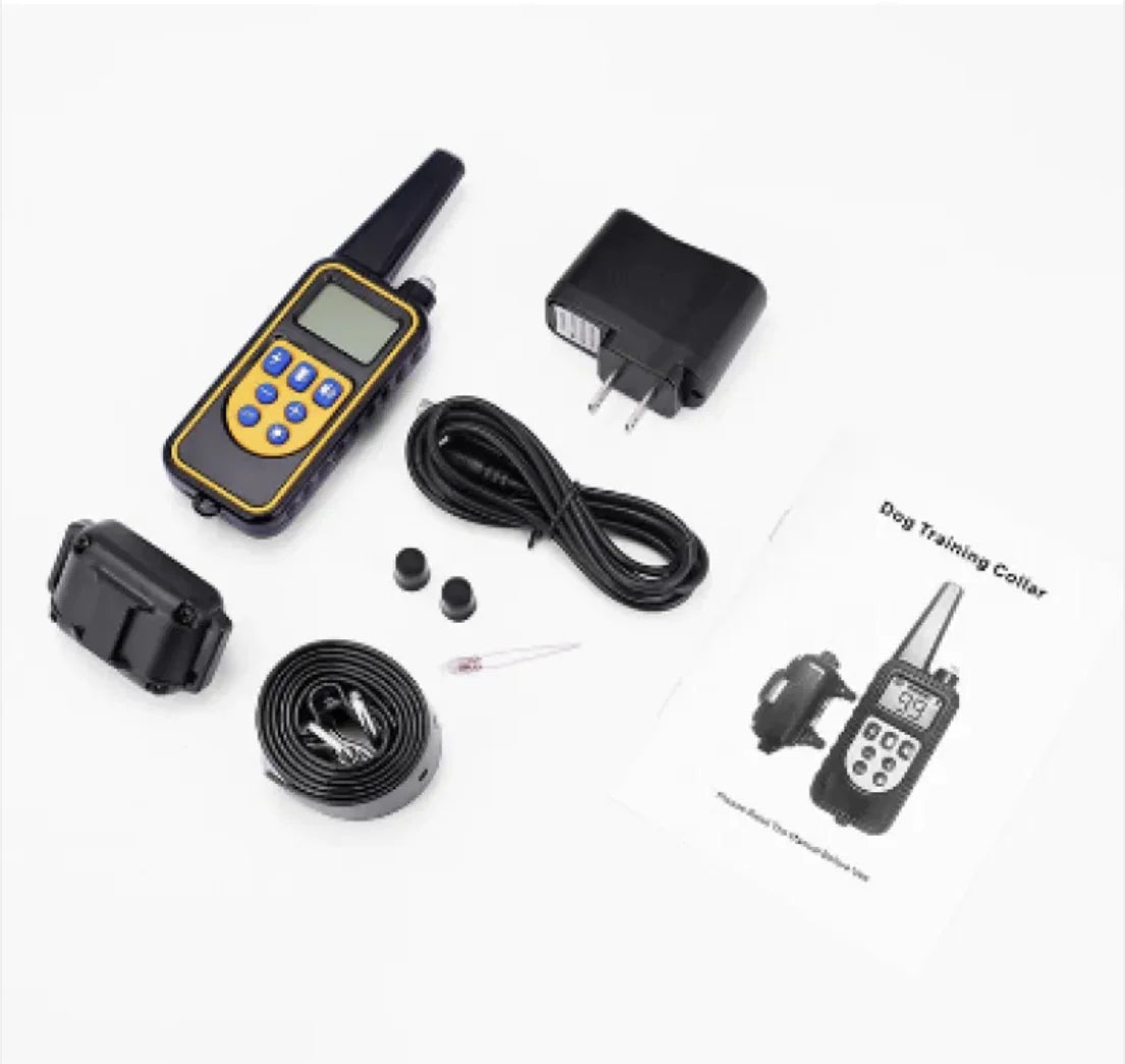 Remote Control Dog Training Collar – Multi-Dog Setup with Shock, Vibrate & Sound Modes (Various Colors)