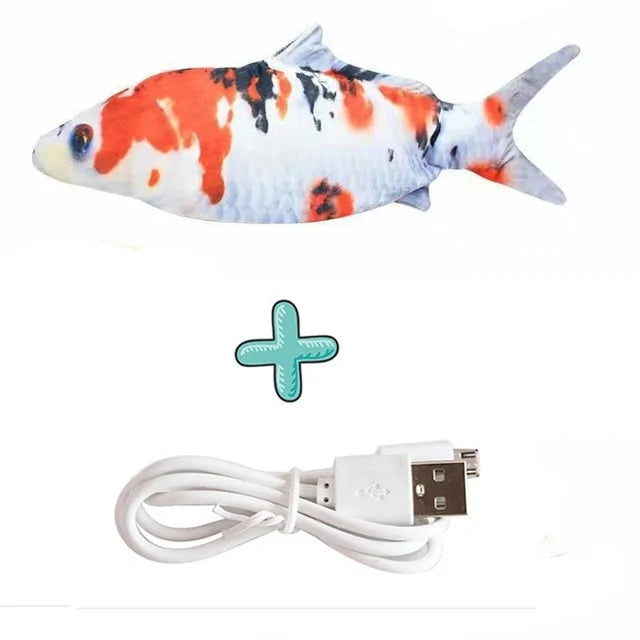 Cat Interactive Electric Floppy Toy Fish: Fun & Excitement for Your Feline Friend!