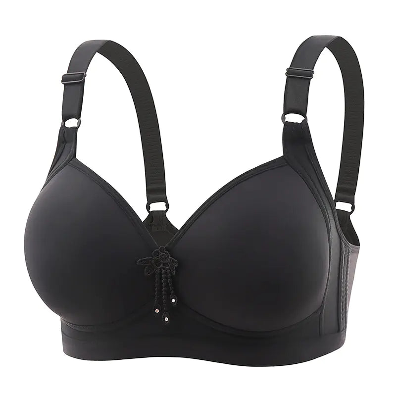 Plus Size Wireless Bra – Comfortable Support with U-Shaped Back (36/80–44/100, Multiple Colors)