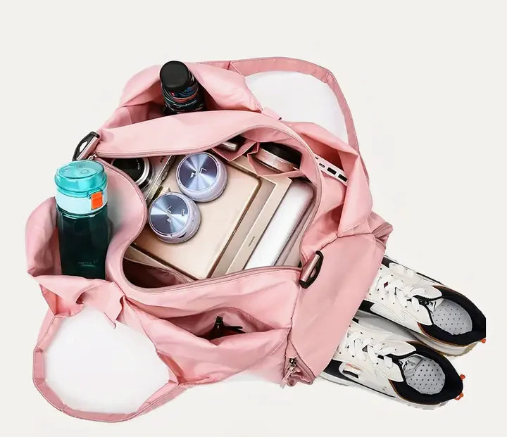 Yoga Mat Bag – Gym Fitness Handbag with Adjustable Strap and Multi-Compartment Design