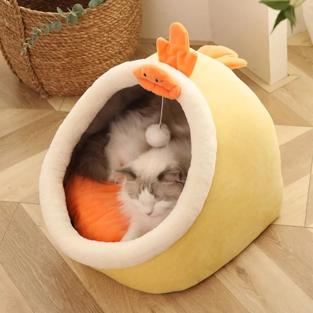Sweet Cat Bed Warm Pet Basket – Cozy, Orthopedic Comfort for Cats & Small Dogs