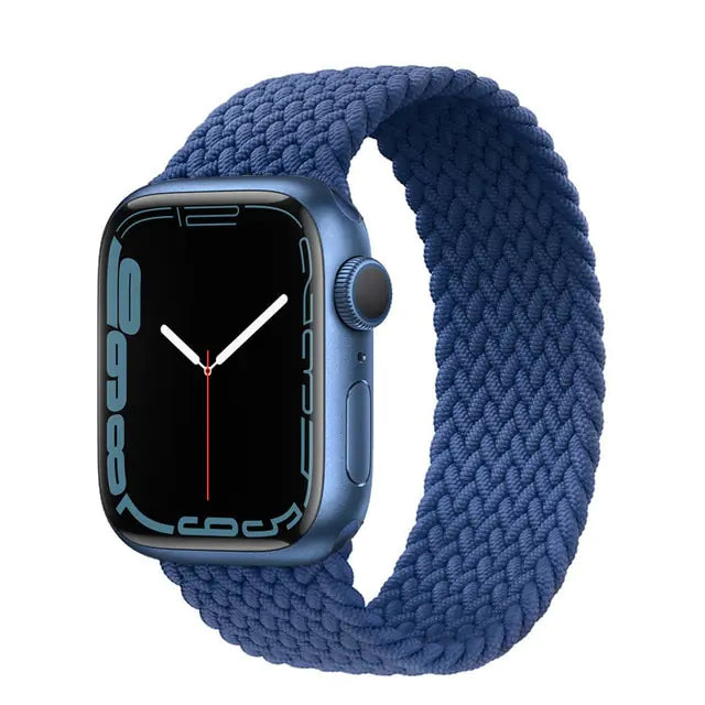 Upgrade Your Apple Watch with a Stretchable Nylon Elastic Loop Band