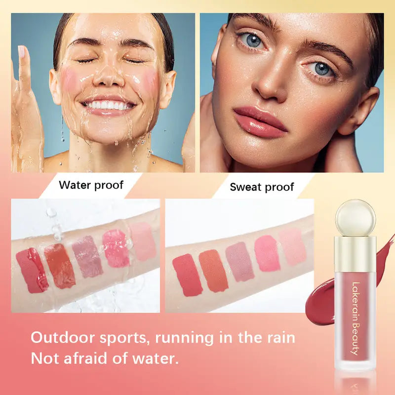 5-Color Dewy Finish Blush – Long-Lasting Radiance with Buildable Glow