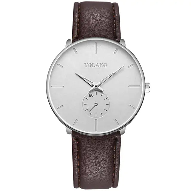 Leather Band or Stainless Mesh Watch: Sleek Sophistication for the Modern Man