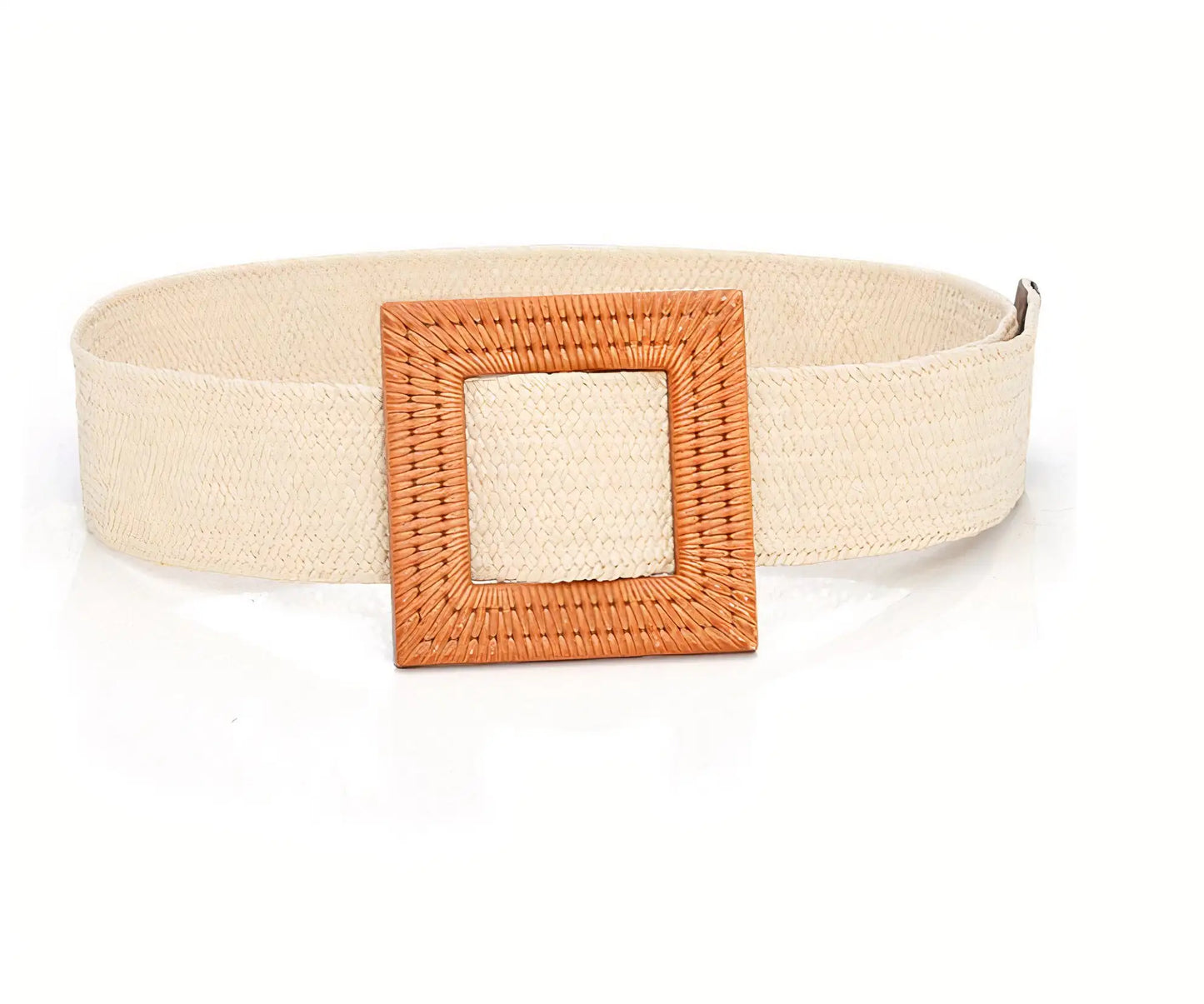 Square Adjustable Belt – Vintage Braided Stretchable Belt