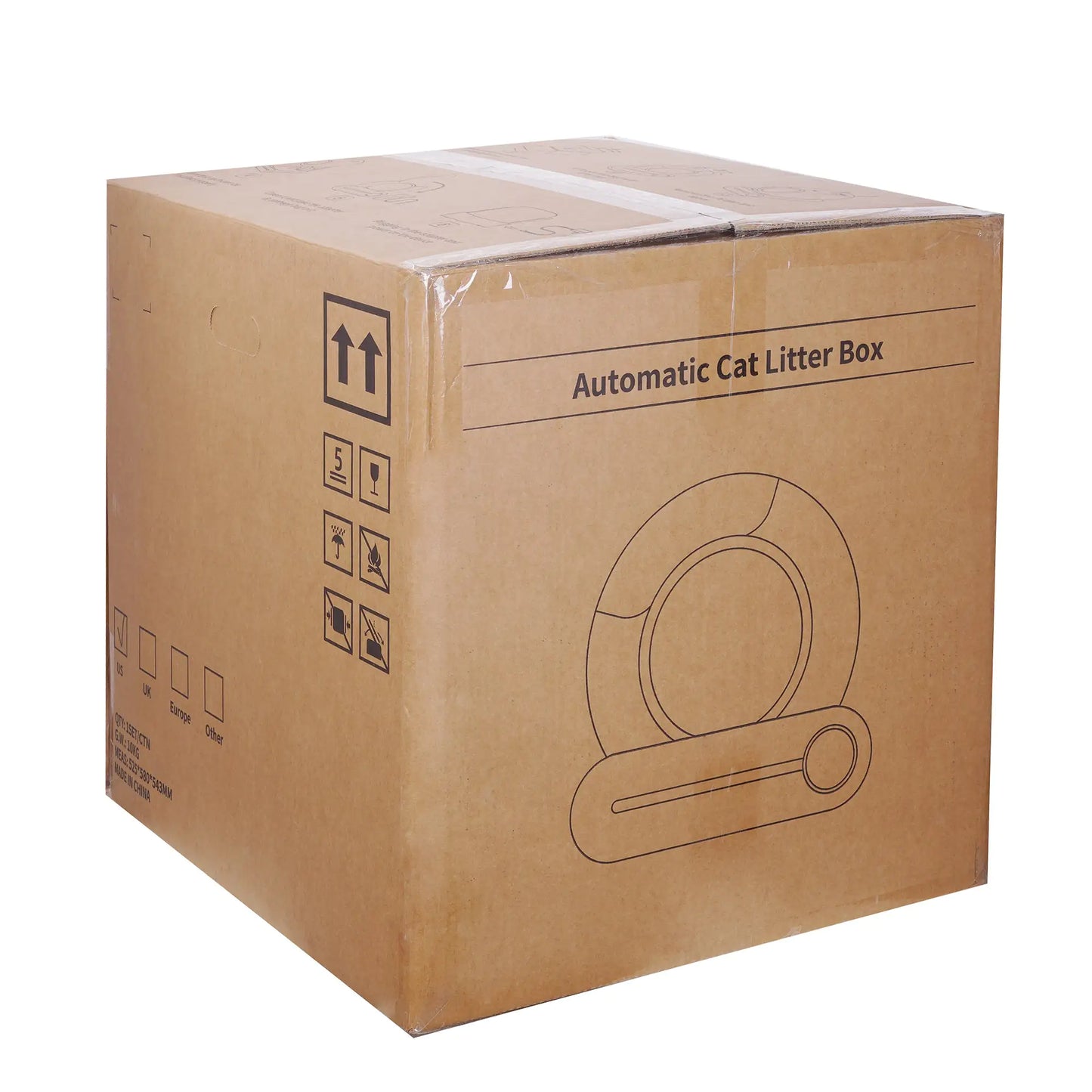 Self-Cleaning Litter Box with Automatic Scooping, Deodorization & App Control