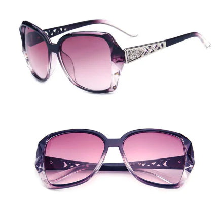 Retro Oversized Women's Sunglasses 5101 – Vintage Chic with UV Protection (Multiple Colors)