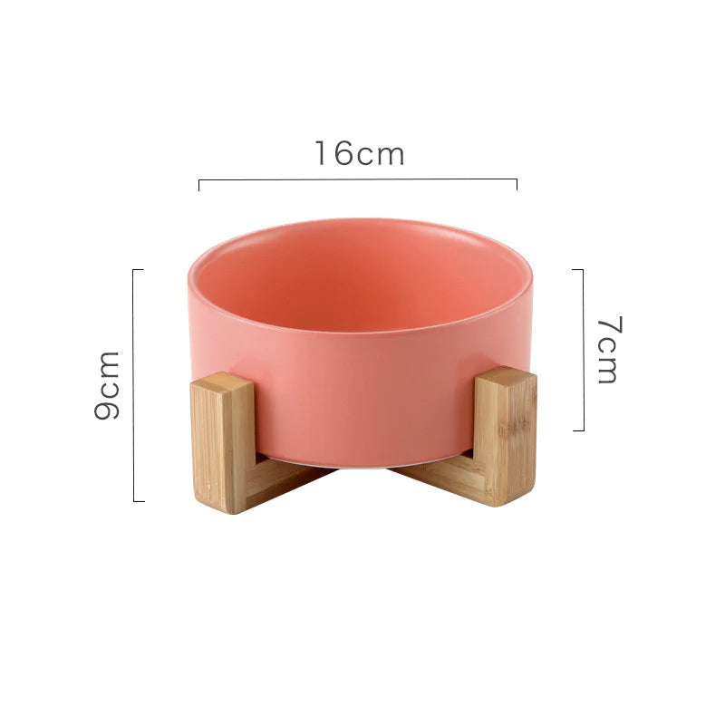 Non-Slip Ceramic Pet Drinking Bowl for Dogs and Cats