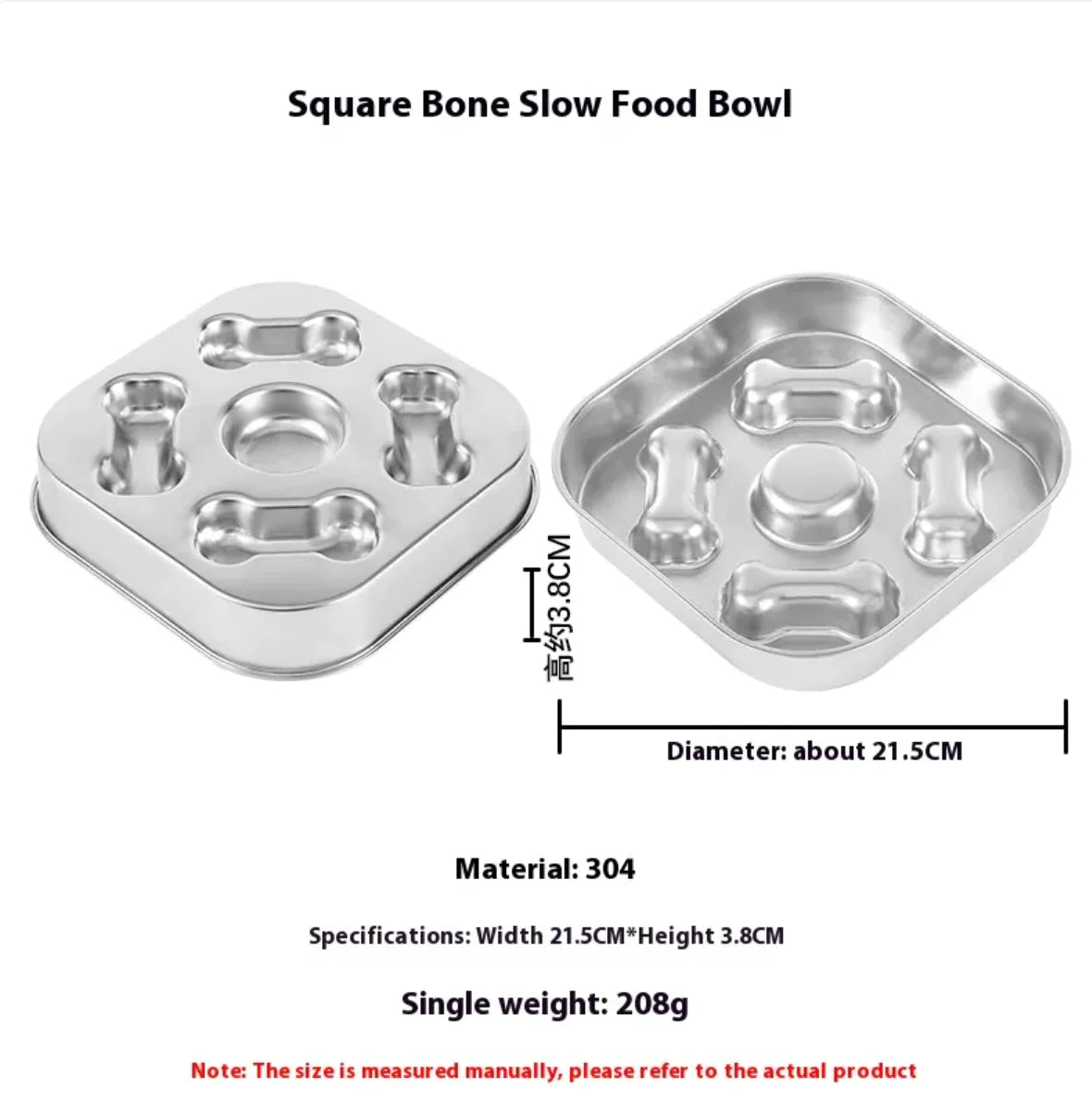 Stainless Steel Slow Feeding Pet Bowl Collection – Anti-Choke Design for Safe, Healthy Eating