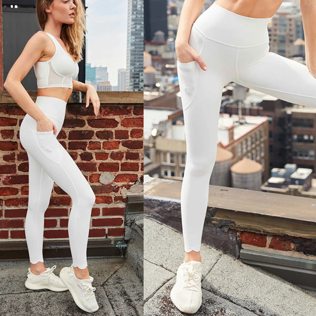 Bra Lace Sports Bra and Matching Yoga Pants – Sold Separately