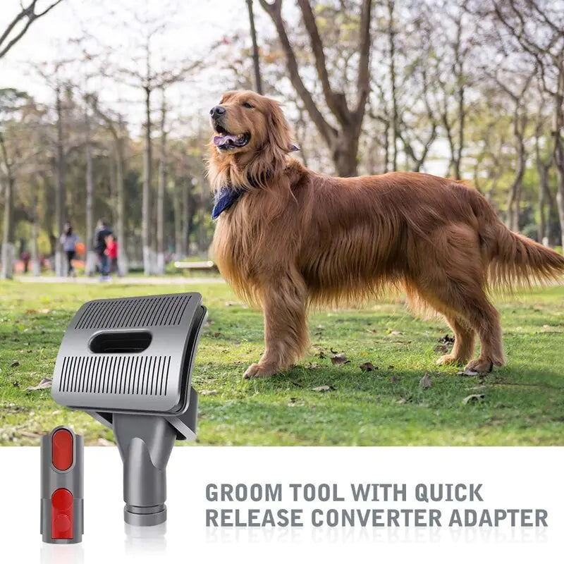 VacLife 3-in-1 Pet Hair Vacuum Grooming Kit – Low Noise Pet Clipper & Hair Collector with 2.2L Dust Cup (Includes Deshedding, Trimming, and Cleaning Tools)