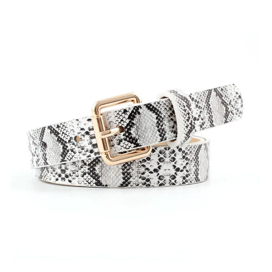 Liz Belt – Soft Touch Vegan Leather with Adjustable Buckle (40.5" Length, Classic Colors: Tan, Black, Beige, Brown)