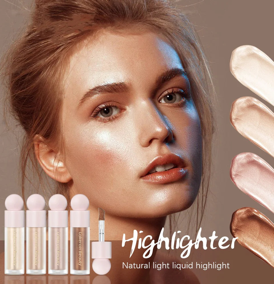 Liquid Highlight Eyeshadow & Facial Brightener – Multi-Purpose Glow Enhancer (Lightweight, Blendable, Long-Lasting)