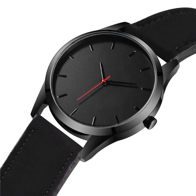 The Timekeeper: Large Dial Military Quartz Watch for Men