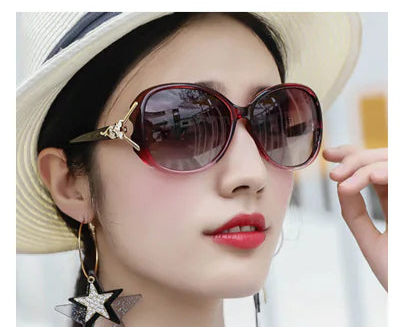 UV400 Round Retro Sunglasses – Stylish Korean-Inspired Design for Women