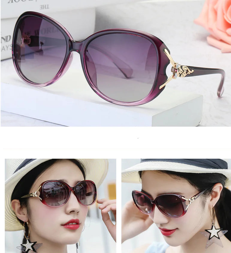 UV400 Round Retro Sunglasses – Stylish Korean-Inspired Design for Women