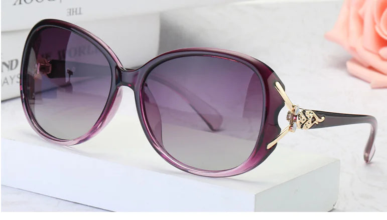UV400 Round Retro Sunglasses – Stylish Korean-Inspired Design for Women