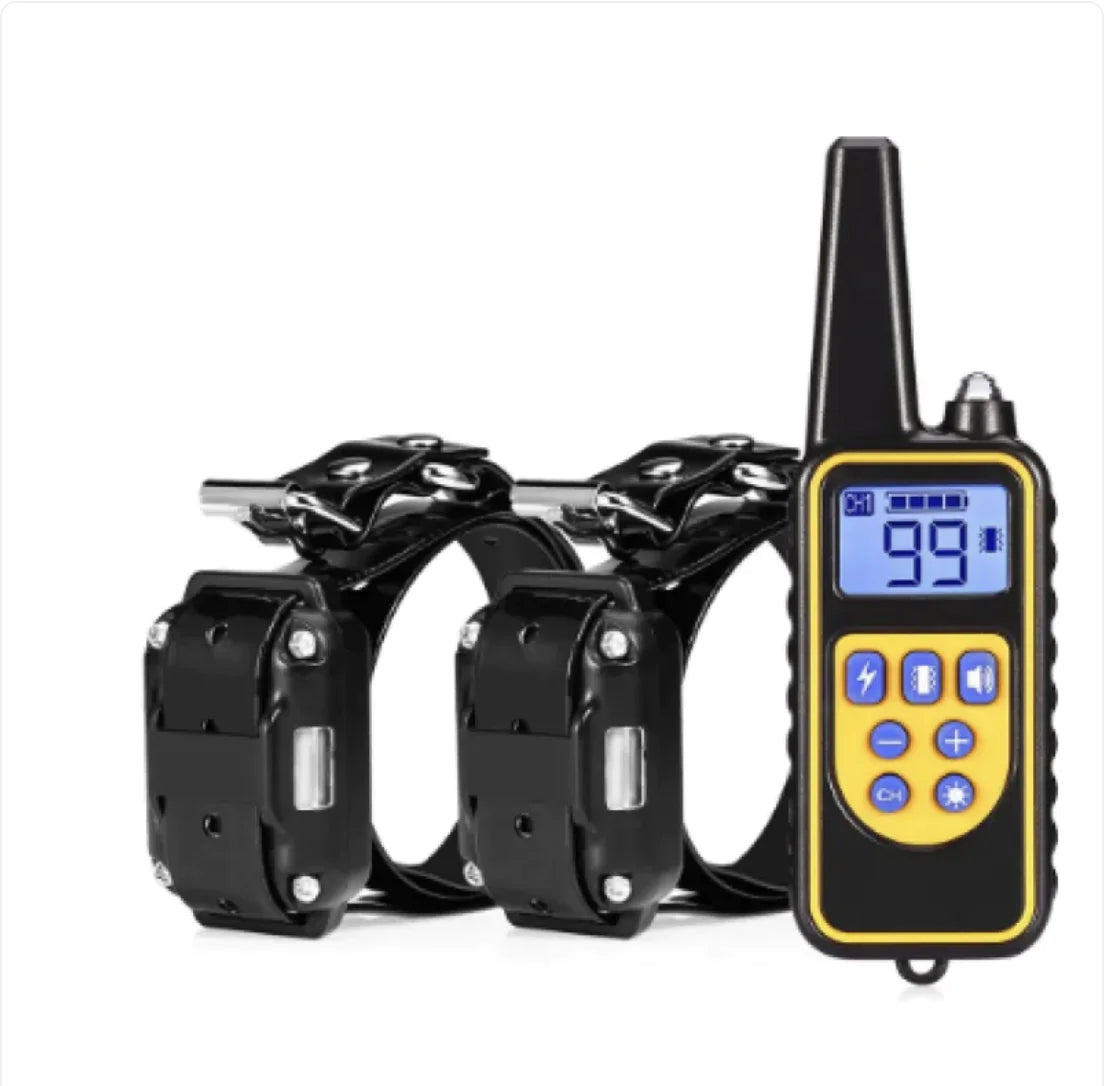 Remote Control Dog Training Collar – Multi-Dog Setup with Shock, Vibrate & Sound Modes (Various Colors)