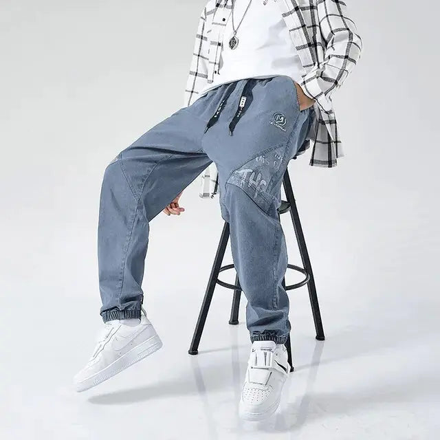 Experience Ultimate Comfort and Style with Men's Loose Jean Joggers