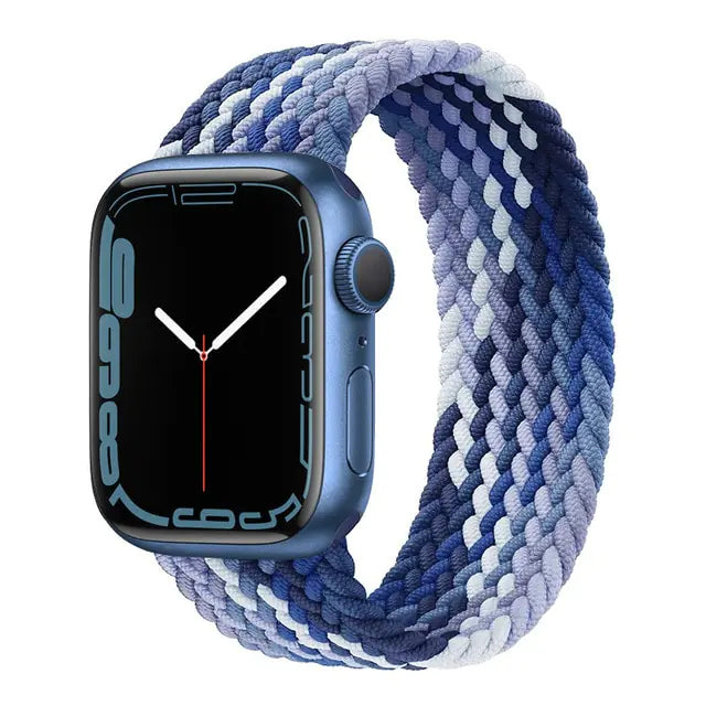 Upgrade Your Apple Watch with a Stretchable Nylon Elastic Loop Band