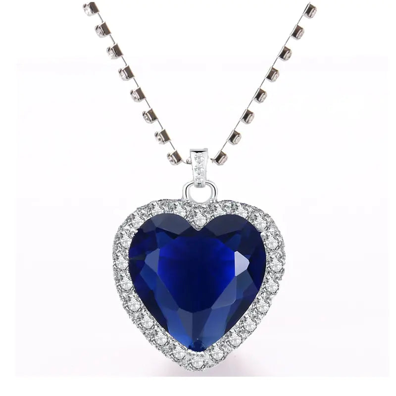 Titanic Heart of Ocean Necklace