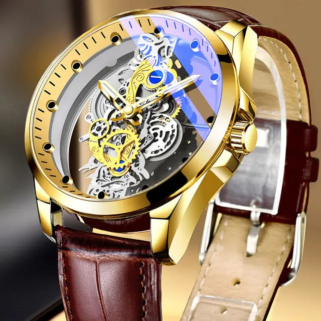 Embrace Timeless Style with the Skeleton Vintage Men's Watch