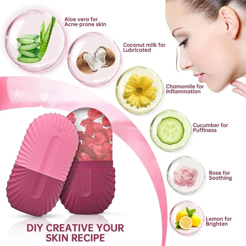 Ice Face Roller – Refresh, Depuff, and Glow Naturally