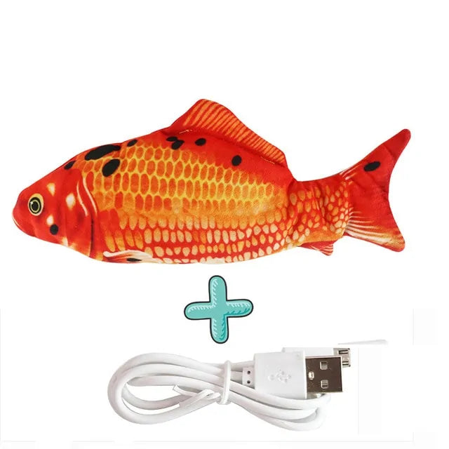 Cat Interactive Electric Floppy Toy Fish: Fun & Excitement for Your Feline Friend!