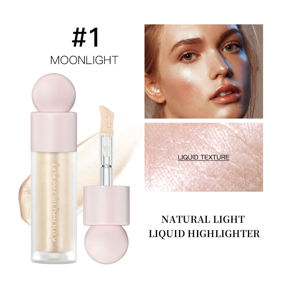 Liquid Highlight Eyeshadow & Facial Brightener – Multi-Purpose Glow Enhancer (Lightweight, Blendable, Long-Lasting)