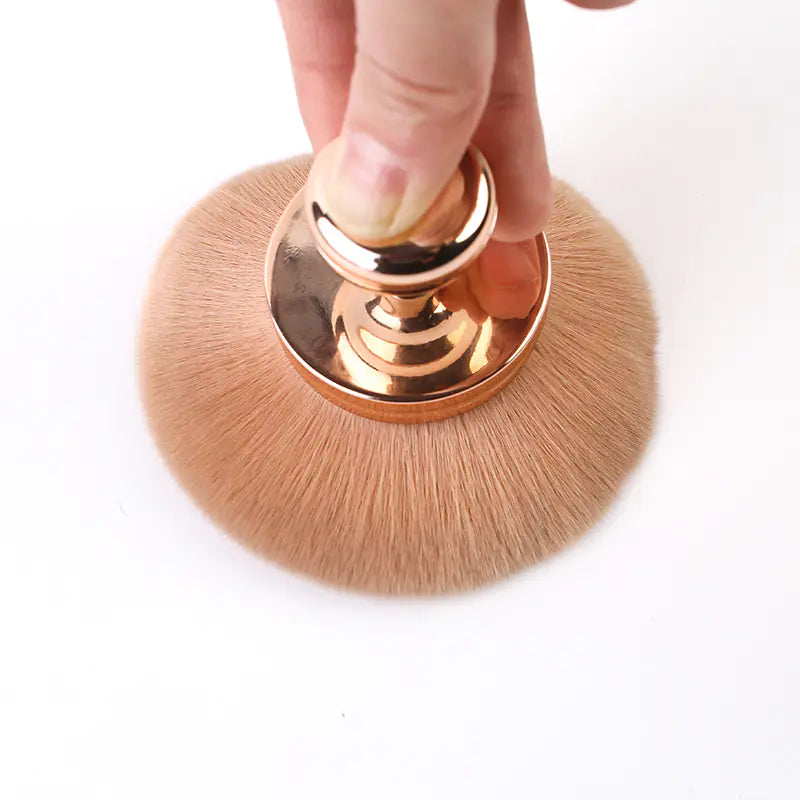 Mushroom Head Loose Powder Blush Brush – Ultra-Soft Fiber for Seamless Application
