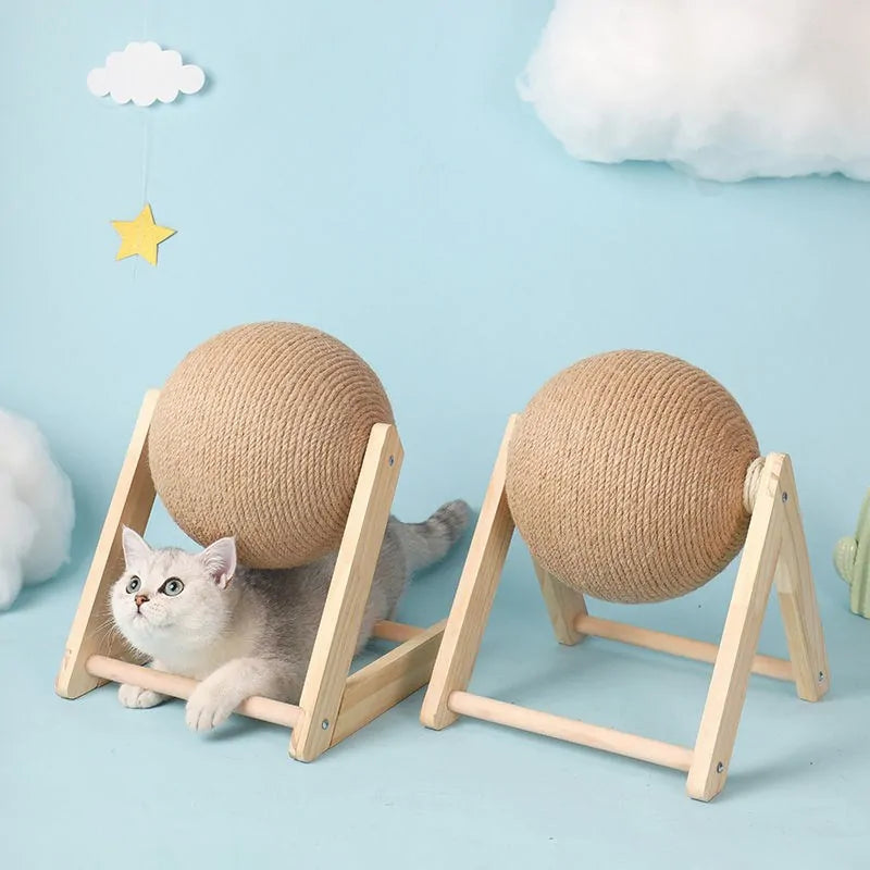Interactive Cat Scratching Ball – Modern Design for Play, Exercise & Furniture Protection