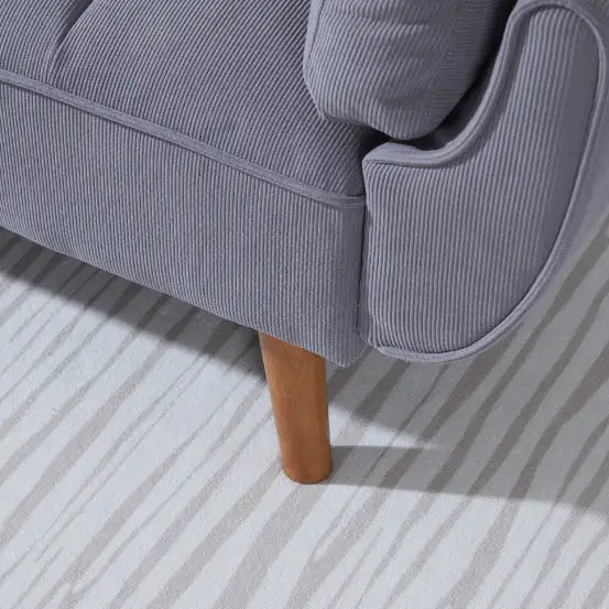 Corduroy Sofa & Sofa Bed – Smoke Gray