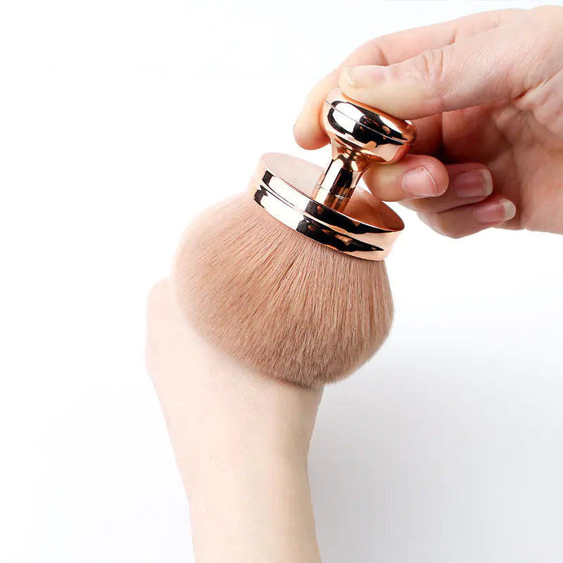 Mushroom Head Loose Powder Blush Brush – Ultra-Soft Fiber for Seamless Application