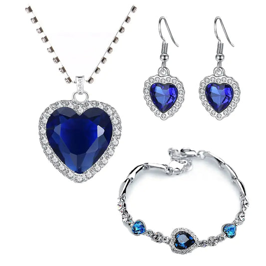 Titanic Heart of Ocean Necklace