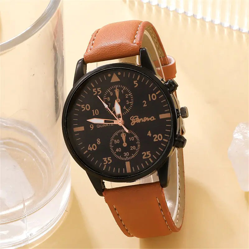 Men's Watch Luxury Bracelet Set: Sophistication Redefined