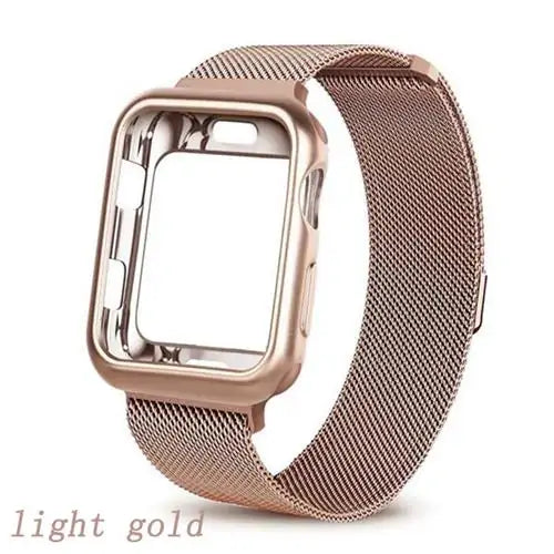 Elevate Your Apple Watch with the Stainless Steel Mesh Bracelet