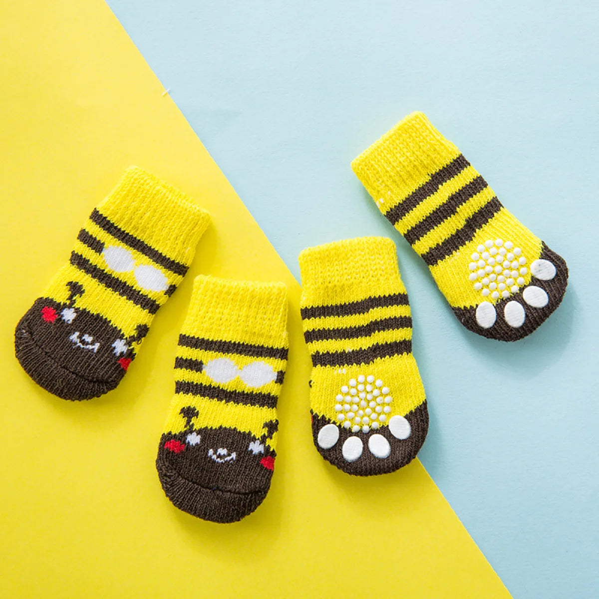 Non-Slip Wool Dog Socks – Soft, Warm Paw Protection for Dogs
