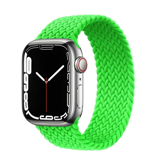 Upgrade Your Apple Watch with a Stretchable Nylon Elastic Loop Band