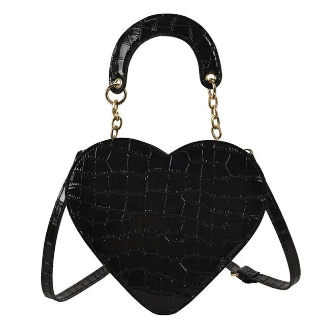 Heart Shaped Design Purse – Whimsical Compact Handbag with Playful Charm