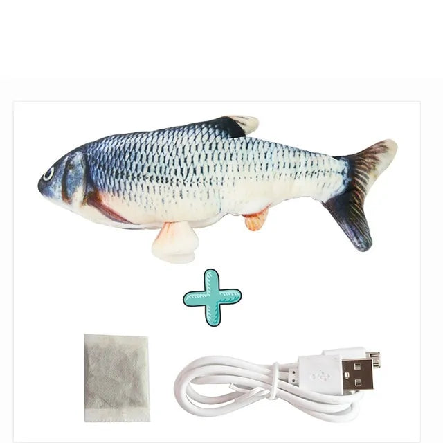 Cat Interactive Electric Floppy Toy Fish: Fun & Excitement for Your Feline Friend!