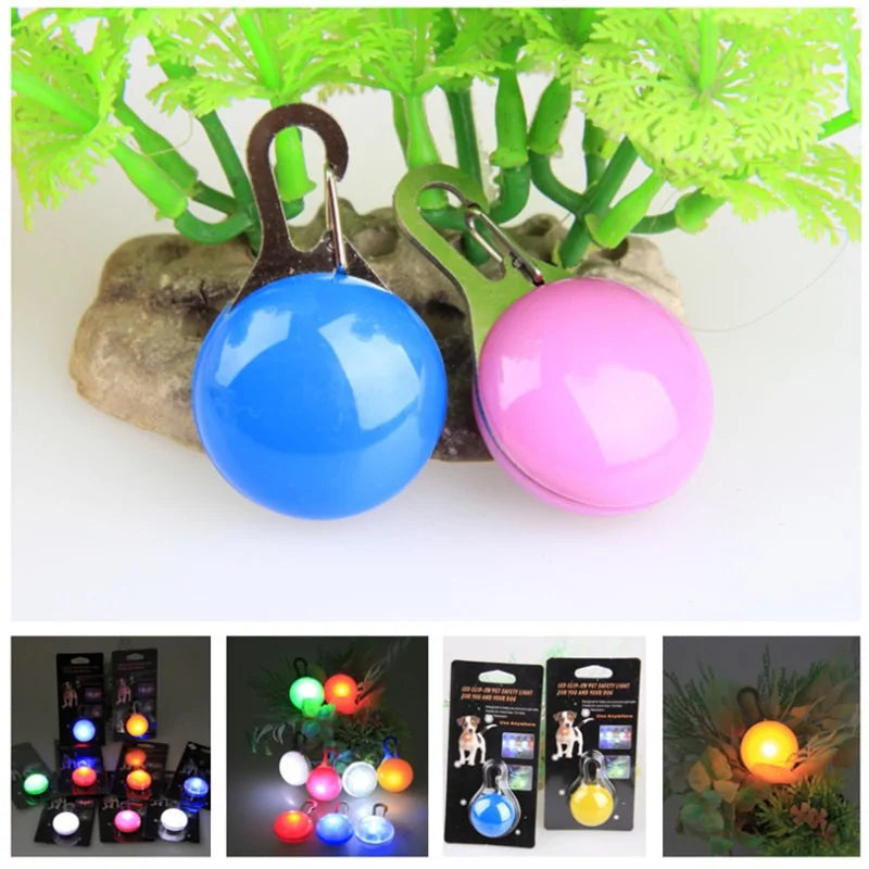 LED Pet Collar Pendant – Lightweight, Glowing Safety Light for Nighttime Visibility