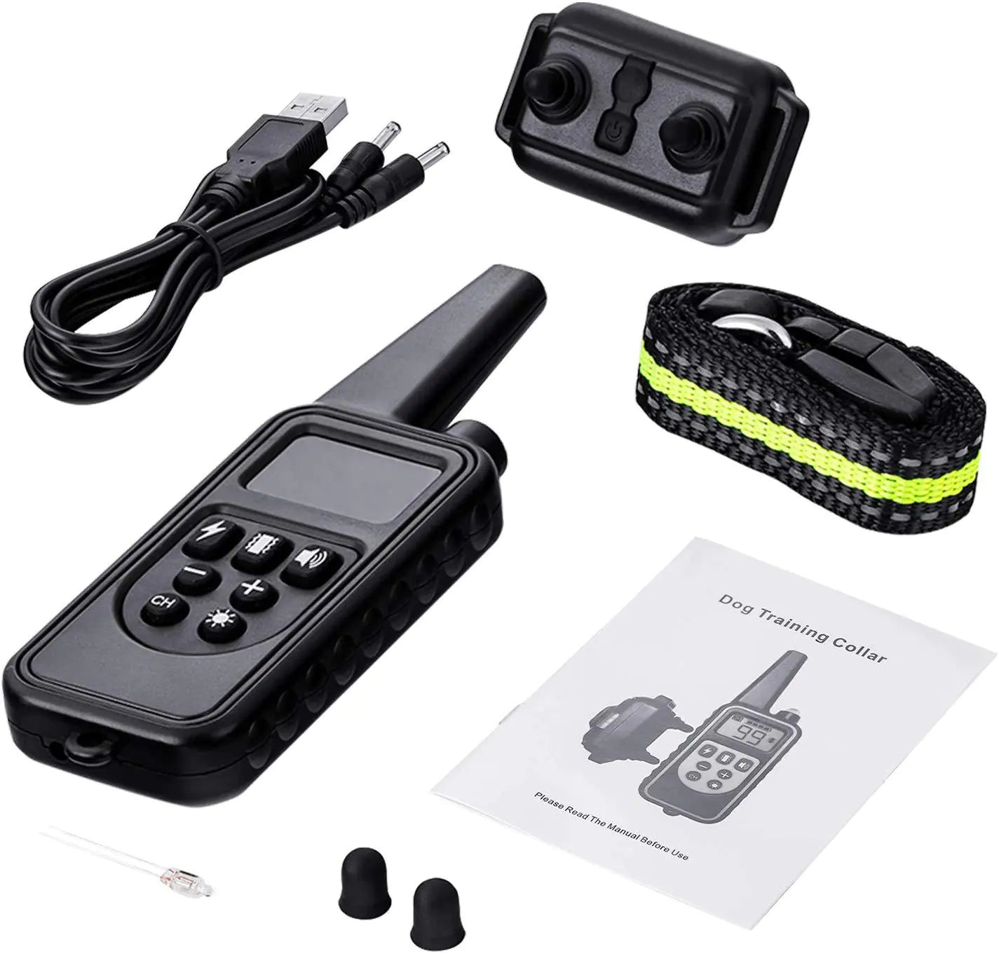 800M Remote Dog Training Collar – Waterproof Design with Soft Contact Points, Vibration, Tone & Shock Modes (For 1 Dog)