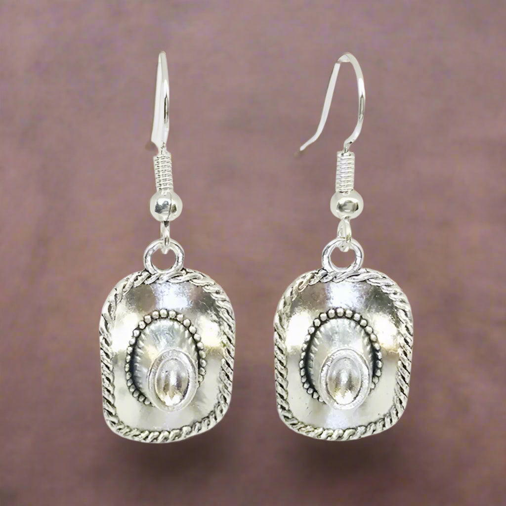 Cowboy Hats/Boots Dangling Earrings